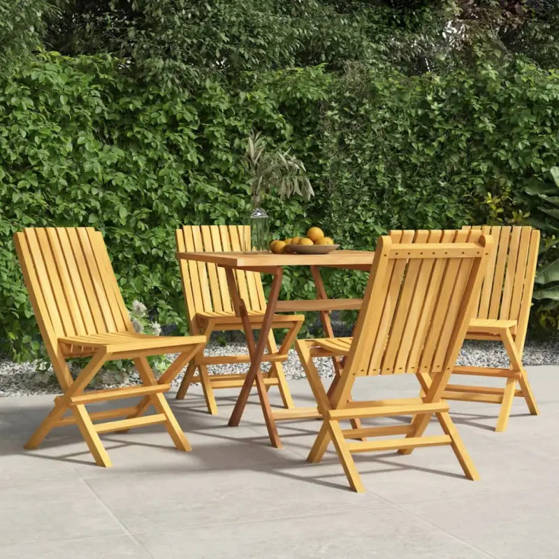 Tuinstoelen van massief teakhout voor een comfortabele ervaring - 4 / Zonder armleuning - Tuinstoelen