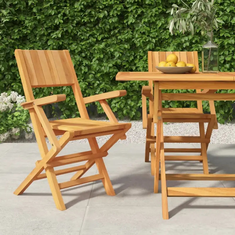 Tuinstoelen van massief teakhout voor een comfortabele ervaring - Tuinstoelen
