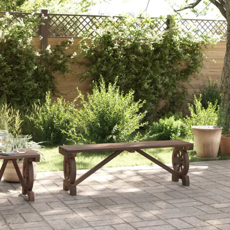 Tuinstoelen van massief vurenhout voor tuin of terras - Tuinstoelen