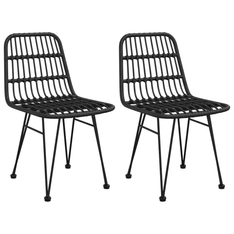 Tuinstoelen van PE-rattan voor tuin balkon en terras - Tuinstoelen