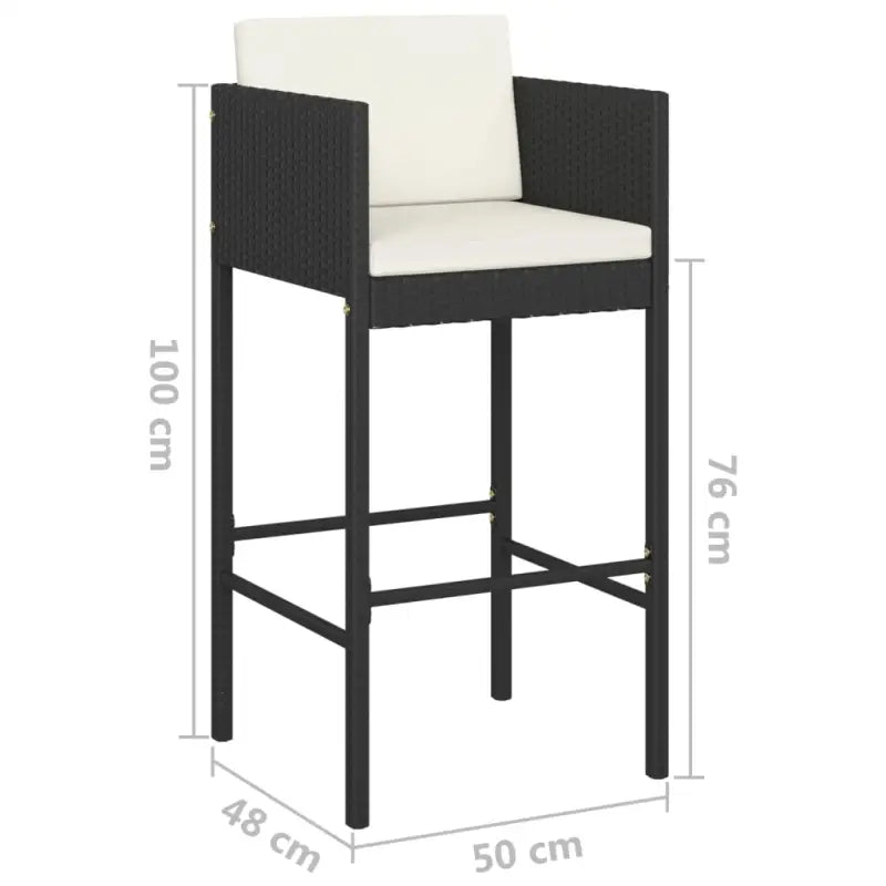 Tuinstoelen van poly rattan voor comfortabele ontspanning buiten - Tuinstoelen