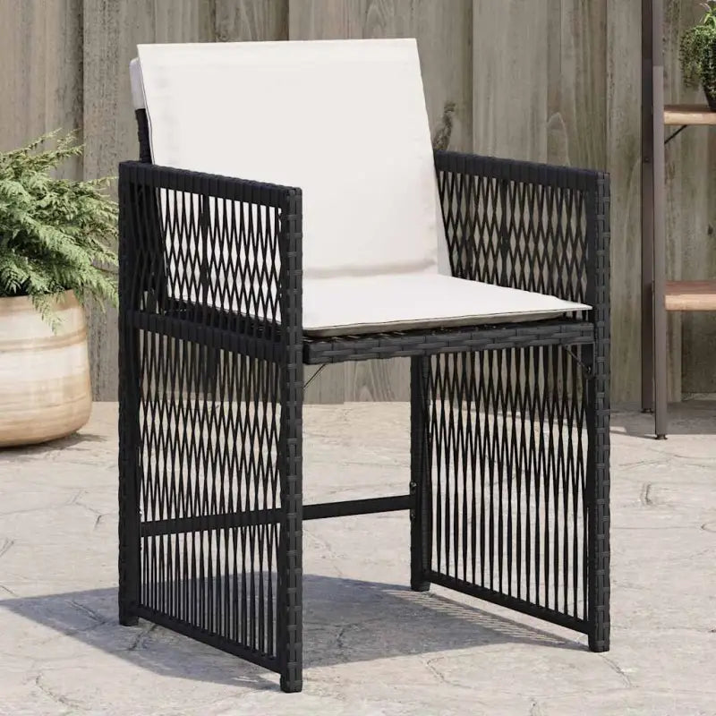 Tuinstoelen van poly rattan voor comfortabele zitervaring met wasbare hoes - Tuinstoelen