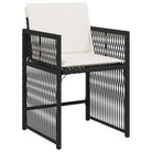 Tuinstoelen van poly rattan voor comfortabele zitervaring met wasbare hoes - Tuinstoelen