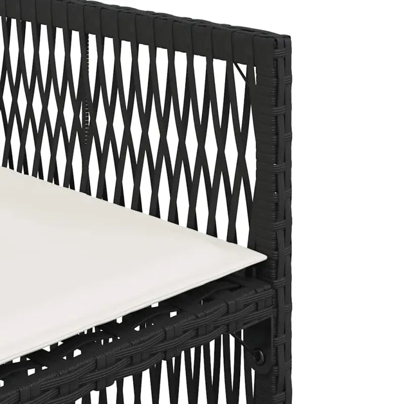 Tuinstoelen van poly rattan voor comfortabele zitervaring met wasbare hoes - Tuinstoelen