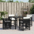 Tuinstoelen van poly rattan voor comfortabele zitervaring met wasbare hoes - Tuinstoelen