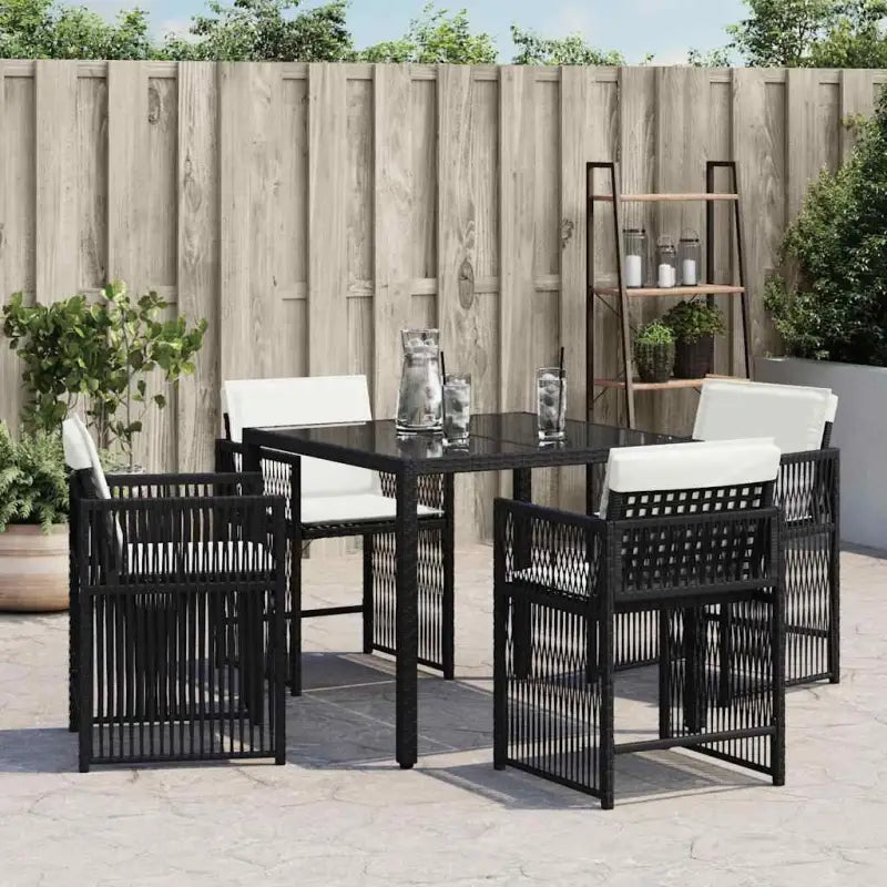 Tuinstoelen van poly rattan voor comfortabele zitervaring met wasbare hoes - Tuinstoelen