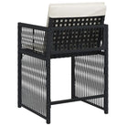Tuinstoelen van poly rattan voor comfortabele zitervaring met wasbare hoes - Tuinstoelen