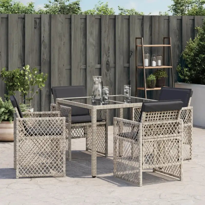 Tuinstoelen van poly rattan voor een comfortabele zitervaring - Tuinstoelen