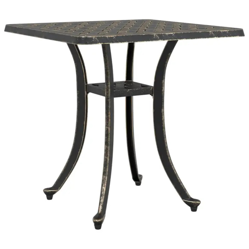 Tuintafel met afzonderlijke poten van gietaluminium voor binnen en buiten - Tuintafels