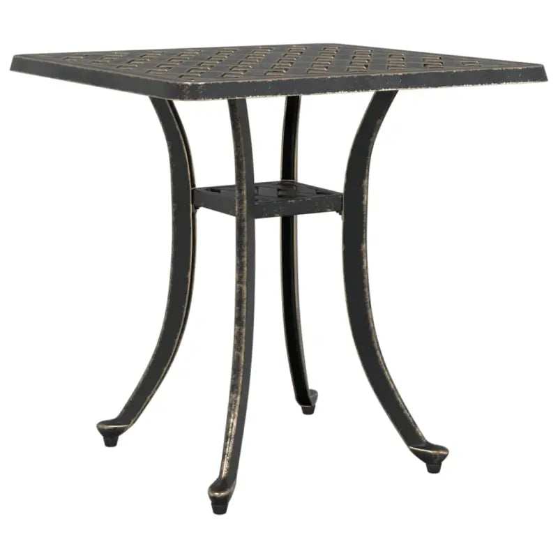 Tuintafel met afzonderlijke poten van gietaluminium voor binnen en buiten - Tuintafels