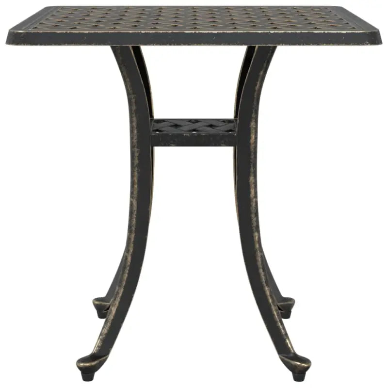 Tuintafel met afzonderlijke poten van gietaluminium voor binnen en buiten - Tuintafels