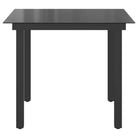Tuintafel met glazen blad en aluminium frame voor tuin of terras - Tuintafels