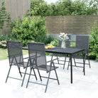 Tuintafel met trendy gaasdesign en stabiel frame voor buitengebruik - Tuintafels