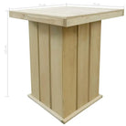 Tuintafel van geïmpregneerd grenenhout voor tuin en terras - 75 x 75 x 110 cm / 1 - Tuintafels