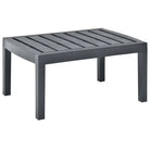 Tuintafel van kunststof voor tuin terras of camping - Antraciet / 1 - Tuintafels