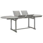 Tuintafel van massief acaciahout voor een rustieke tuinset - Tuintafels