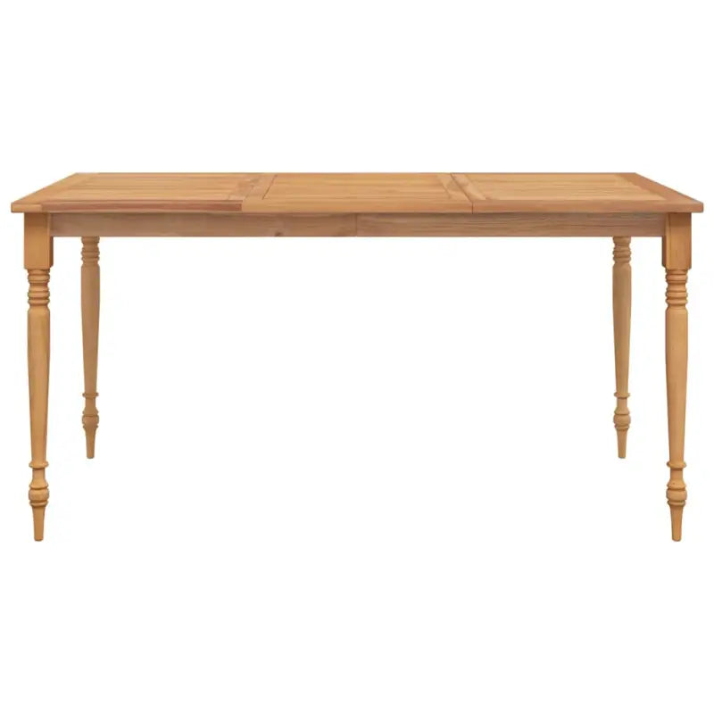 Tuintafel van massief teakhout met een fijn geschuurd afwerking - Tuintafels