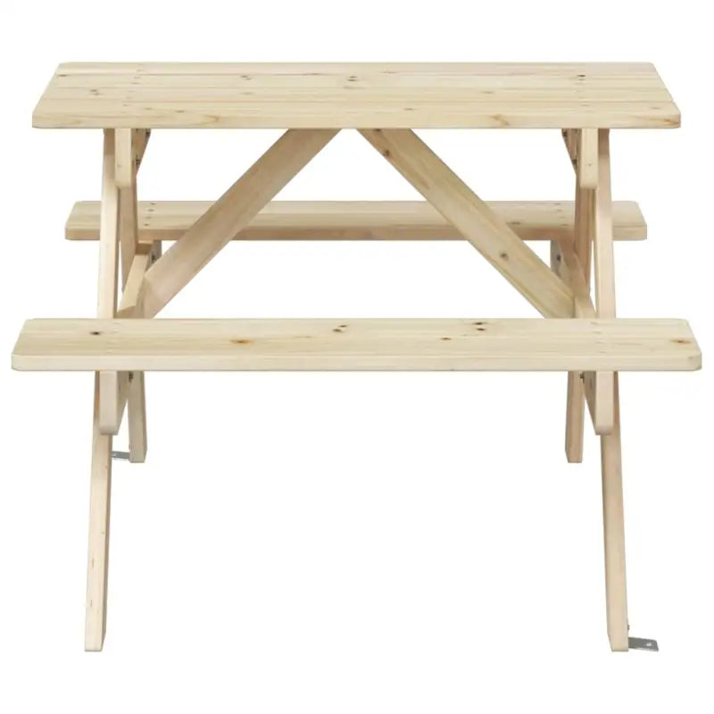 Tuintafel van massief vurenhout voor tuin en terras - Tuintafels