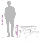 Tuintafel van massief vurenhout voor tuin en terras - Tuintafels