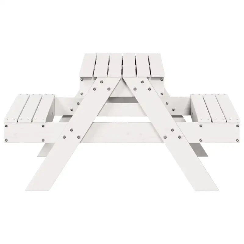 Tuintafel voor kinderen van massief grenenhout voor buitenplezier - Tuintafels
