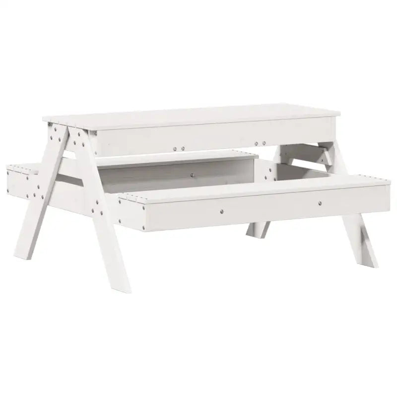 Tuintafel voor kinderen van massief grenenhout voor buitenplezier - Tuintafels