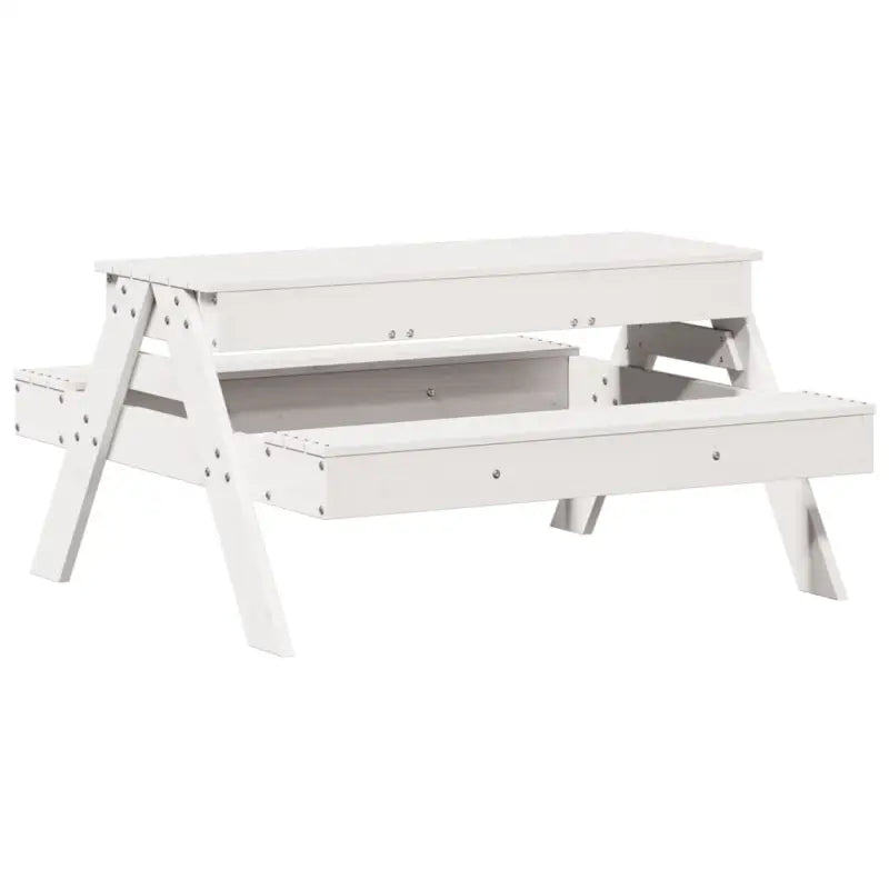 Tuintafel voor kinderen van massief grenenhout voor buitenplezier - Tuintafels