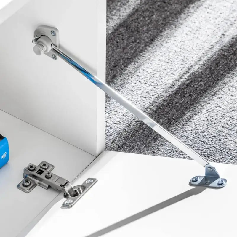 Tv-meubel bestaat uit bewerkt hout in hoogglans wit voor een strakke woonkamer - Tv-meubels