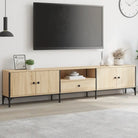 Tv-meubel in Grijs Sonoma Eiken met Verstelbare Poten en Stijlvol Design - Sonoma eiken / 1 - Tv-meubels