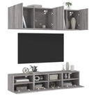 Tv-meubel in Grijs Sonoma voor een strakke opgeruimde woonkamer - Grijs sonoma / 1 - Tv-meubels