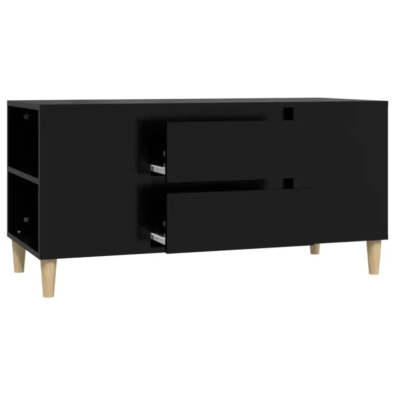 Tv-meubel in Scandinavische stijl van bewerkt hout met moderne charme - Tv-meubels