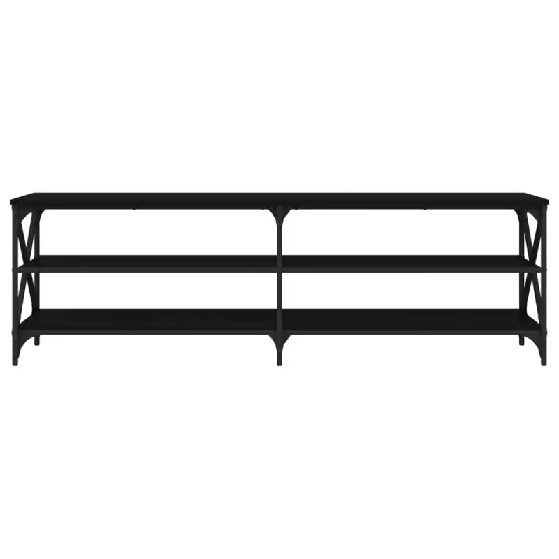 Tv-meubel met bewerkt hout en aanpasbare poten in industrieel vintage design - Tv-meubels