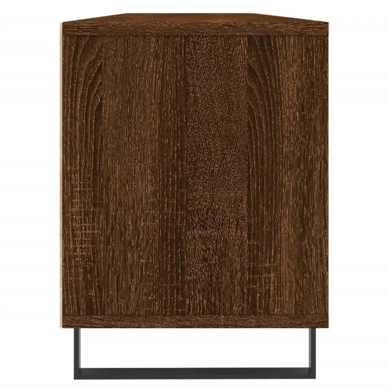 Tv-meubel met bewerkt hout en ijzeren poten met veel opbergruimte - Tv-meubels