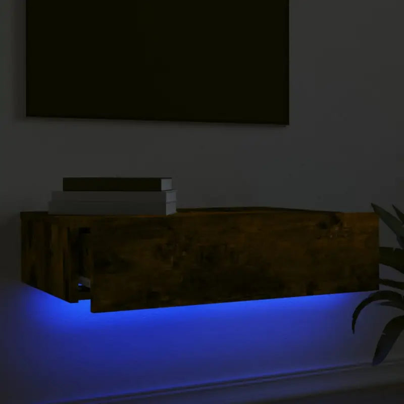 Tv-meubel met bewerkt hout en rgb led-verlichting voor een moderne look - Tv-meubels
