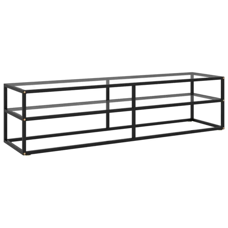 Tv-meubel met gehard glas voor een strak en stabiel interieur - Doorzichtig / 1 / 160 cm - Tv-meubels
