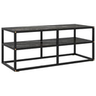 Tv-meubel met gehard glas voor een strak en stabiel interieur - marmerzwart / 1 / 100 cm - Tv-meubels