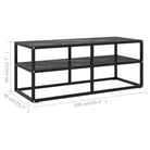 Tv-meubel met gehard glas voor een strak en stabiel interieur - Tv-meubels