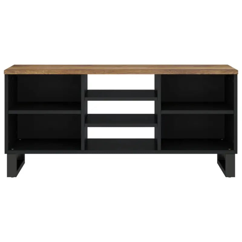 Tv-meubel met massief mangohout en bewerkt hout voor een trendy kamer - Tv-meubels