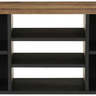 Tv-meubel met massief mangohout en bewerkt hout voor een trendy kamer - Tv-meubels