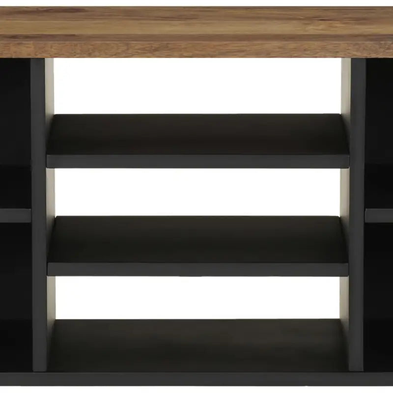 Tv-meubel met massief mangohout en bewerkt hout voor een trendy kamer - Tv-meubels
