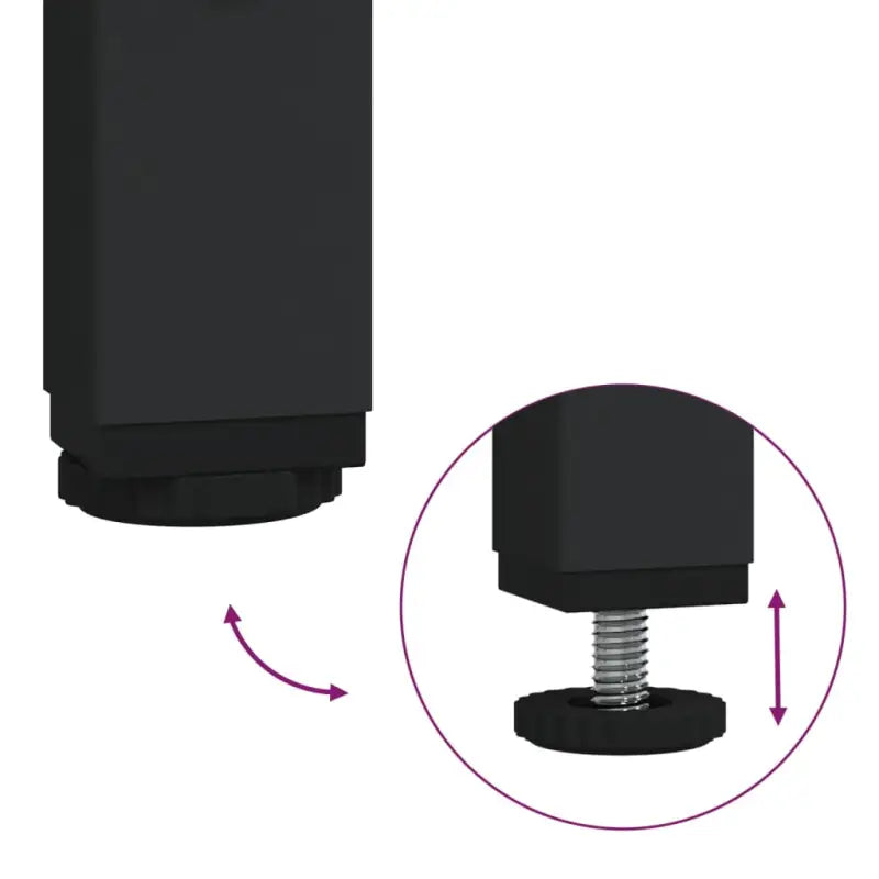 Tv-meubel met metalen frame en glazen blad voor een industrieel interieur - Tv-meubels