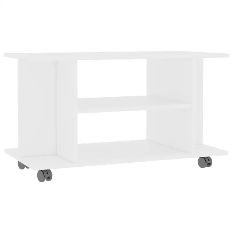 Tv-meubel met open schappen en bewerkt hout voor een trendy interieur - Tv-meubels
