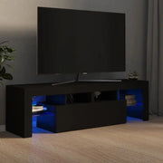 Tv-meubel met rgb led-verlichting en hoogwaardig bewerkt hout - Tv-meubels