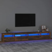 Tv-meubel met rgb led-verlichting en praktisch houten ontwerp - Tv-meubels