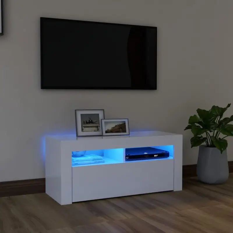 Tv-meubel met rgb led-verlichting en trendy duurzaam ontwerp - Tv-meubels