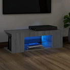 Tv-meubel met rgb led-verlichting en trendy praktisch ontwerp - Grijs sonoma / 1 - Tv-meubels