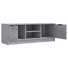Tv-meubel van bewerkt hout in grijs sonoma met strak design - Tv-meubels
