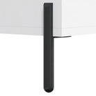 Tv-meubel van bewerkt hout met ijzeren poten en praktisch design - Tv-meubels