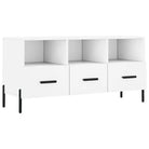 Tv-meubel van bewerkt hout met ijzeren poten en praktisch design - Tv-meubels