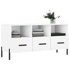 Tv-meubel van bewerkt hout met ijzeren poten en praktisch design - Tv-meubels