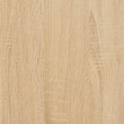 Tv-meubel van bewerkt hout met ijzeren poten in Sonoma Eiken design - Tv-meubels